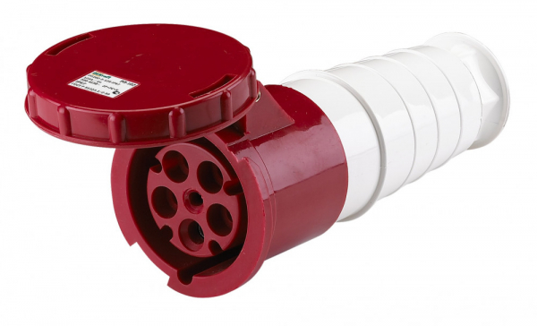 Розетка переносная 245 3Р+РЕ+N 125А 380В IP67 РП-102 DEKraft  26018DEK Systeme Electric